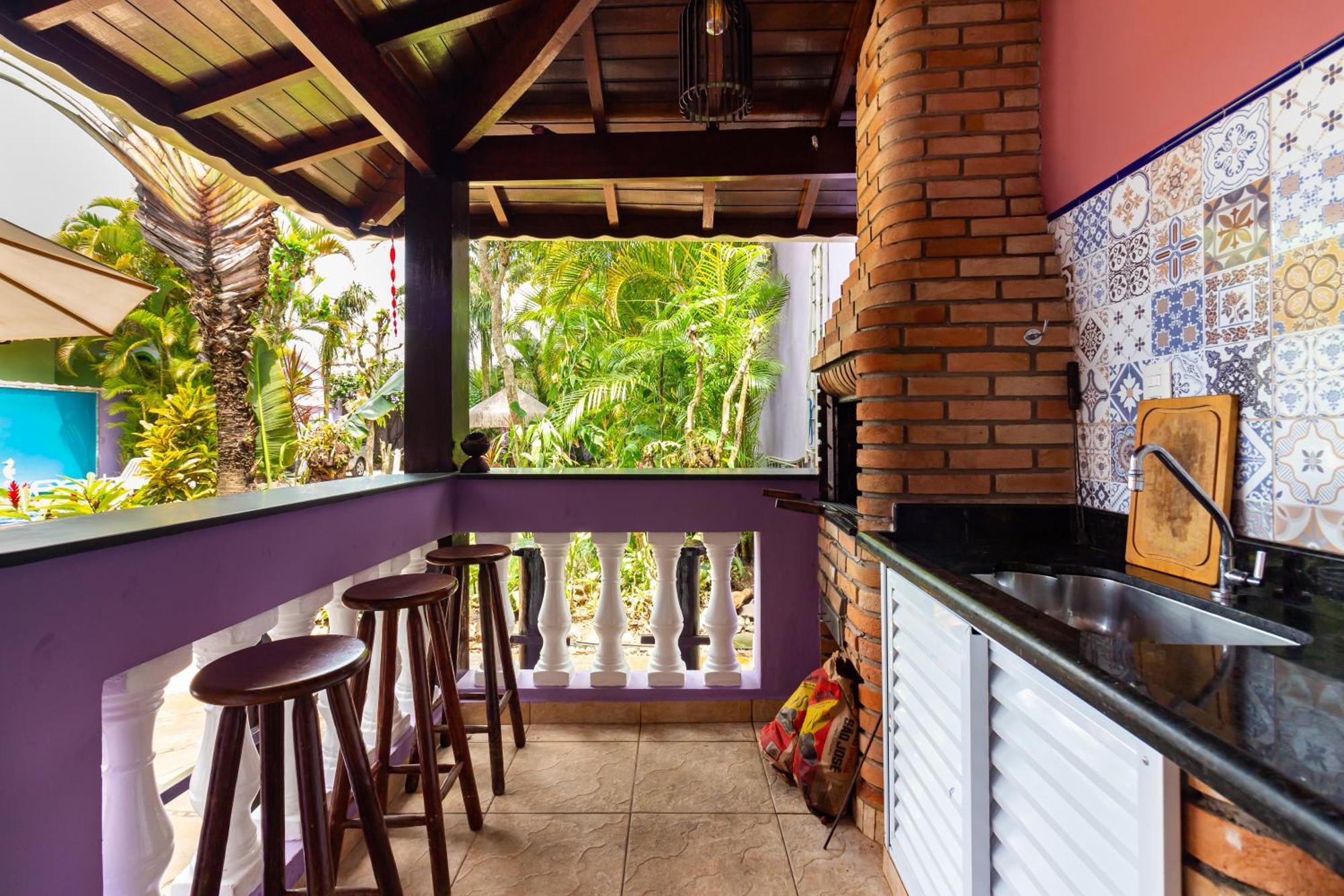 O Paraiso Em Peruibe Casa Para Ate 25 Pessoas Eksteriør billede